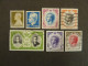 MONACO, Années 1948 à 1960, YT N° 302A-347-424-476-544-545-545A Oblitérés - Used Stamps