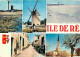 17 - Ile De Ré - Multivues - Moulin - Folklore - Blasons - CPM - Voir Scans Recto-Verso - Ile De Ré