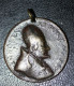 Médaille Religieuse XVIIe Bronze "Pape Innocent XI / Sixte V" Religious Medal - Religion & Esotérisme