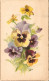 "Beautiful Flowers " Lot Of Five (5)  Vintage Artist Drawn Postcards - Blumen