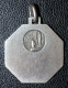 Grosse Médaille Religieuse Milieu XXe Argent 800 "Notre-Dame De Lourdes" Religious Medal - Religion & Esotericism
