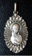 Belle Médaille Religieuse De Communion Argent 800 (gravée 1974) Religious Medal - Religión & Esoterismo