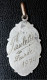 Belle Médaille Religieuse De Communion Argent 800 (gravée 1974) Religious Medal - Godsdienst & Esoterisme