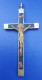 Grande Croix Pectorale Bronze Et Bois Début XXe - Crucifix - Religious Medal - Godsdienst & Esoterisme