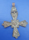 Grande Croix Pectorale éthiopienne Ancienne - Cuivre Argenté - Religious Medal - Religion & Esotérisme