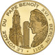 Togo, 100 Francs CFA, Visite De Benoît XVI à Berlin, 2011, Cuivre Plaqué Or - Togo