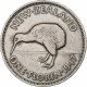 Nouvelle-Zélande, George VI, Florin, 1947, Londres, Cupro-nickel, TB+, KM:10.2a - New Zealand