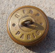 Ancien Bouton Vénerie Paris R. F. & P - Chasse à Courre - Sanglier - 25 MM - Modèle TRES RARE !!! - Buttons