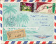 Lettre Recommandé De Polynesie Francaise, Papeete, Ile Tahiti, Jeux Olympiques Mexico - 1961-....
