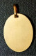 Médaille Religieuse Milieu XXe Plaqué Or "Vierge Marie" Graveur: C. Lauriot - Religious Medal - Godsdienst & Esoterisme