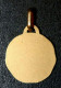 Médaille Religieuse Milieu XXe Plaqué Or "Vierge Marie" Graveur: C.P - Religious Medal - Religion & Esotericism