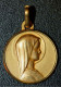 Médaille Religieuse Milieu XXe Plaqué Or "Vierge Marie" Religious Medal - Religion & Esotérisme