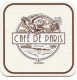 Bistrot & Alimentation > Sous Bock  Sous-verre Carré CAFE De PARIS- HOSSEGOR 40 Landes France -VOLCOM - Sous-bocks