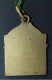 Médaille Religieuse Début XXe "Art Nouveau" Plaqué Or "Sainte Marie" Graveur: Germain De Mellanville - Religious Medal - Godsdienst & Esoterisme
