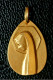 Médaille Religieuse Années 50 Plaqué Or Laminé "Notre-Dame De Lourdes" Religious Medal - Religión & Esoterismo