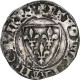 France, Charles VI, Blanc Guénar, Cremieu, Billon, TB+, Gadoury:377 - 1380-1422 Charles VI The Beloved