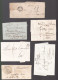 Un Lot De 16 Lettres Ou Enveloppe  Type : Sage &   Napoléon III  &  Précurseurs  Marques Postales - 1849-1876: Periodo Clásico