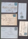 Un Lot De 16 Lettres Ou Enveloppe  Type : Sage &   Napoléon III  &  Précurseurs  Marques Postales - 1849-1876: Période Classique