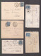 Un Lot De 16 Lettres Ou Enveloppe  Type : Sage &   Napoléon III  &  Précurseurs  Marques Postales - 1849-1876: Klassik