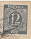 D,All.Bes.,Gem, Mi.Nr. 920 I. Kontrollratsausgabe Dkl.blaugrau (12 Pf) - Gebraucht