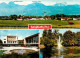73082456 Bad Aibling Kurhaus Teich Bergkette Bad Aibling - Bad Aibling