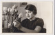 Pretty Young Woman, Lady, Portrait With Tulips, Vintage Orig Photo 13.7x8.9cm. (50020) - Pin-up