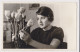 Pretty Young Woman, Lady, Portrait With Tulips, Vintage Orig Photo 13.7x8.9cm. (50020) - Pin-ups