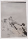 Guys, Two Young Men Fighting On The Big Rock, Scene, Vintage Orig Photo 9x13.1cm. (68591) - Anonymous Persons