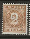 1883 MNH Nederlands Indië NVPH 18 Postfris** - India Holandeses