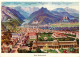 73070693 Bad Reichenhall Stadtpanorama Alpen Litho Bad Reichenhall - Bad Reichenhall