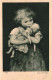 PAINTING, FINE ARTS, CHILD WITH DOLL, GIRL, SIGNED, GERMANY, POSTCARD - Pintura & Cuadros