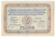 Noodgeld Lodelinsart 5 Frank 1915 - 5 Franchi