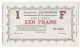 Noodgeld Volkeghem 1 Frank 1915 - 1-2 Francos