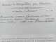 LETTRE DE VOITURE BRASSERIE DU BOURG DIEU 1810 FEUILLETTE DE BIERE - Historical Documents