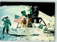 39867308 - Astronaut Colonel James B.Irwin Apollo 15 Mondauto Fahne - Espace