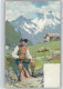12027608 - Trachten Bayern Ca 1900 Litho AK  Jaeger - Costumes