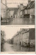 MORET-sur-LOING: Inondation De Moret 27 Janvier 1910 Place Du Pont Le Faubourg Du Pont - Très Bon état - Moret Sur Loing