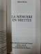 La Mémoire En Miettes - Other & Unclassified