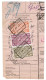 Fragment Bulletin D'expedition, Obliterations Centrale Nettes, BEERVELDE - Used