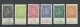 JUGOSLAVIA Jugoslawien 1933 Michel 249 - 254 PEN-Clubs MNH/MH (1,50 & 5 Din. Are MH/*), All Others MNH - Unused Stamps