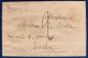 Lettre 30 Oct 1847  La SPEZZIA Par Le Bateau "LE BERDRIX" Au Depart Pour TOULON Entrée Dateur Rouge  " OUTREMER TOULON " - Maritime Post