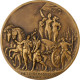 France, Médaille, Raymond Poincaré, Georges Clémenceau, 1918, Bronze, Henry - Autres & Non Classés