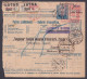 Hungary 1939, Yugoslavia, International Parcel Card, Yugoslav Tax & Postage Due - Sonstige & Ohne Zuordnung