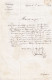Sergines (89 Yonne) Lettre Avec Tampon Rouge CL Correspondance Locale Taxe 1 En 1846 - 1801-1848: Voorlopers XIX