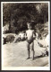 Girl On Beach Old  Photo 6x9 Cm # 41267 - Personnes Anonymes