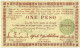 PHILIPPINES - 1 Peso - 1943 - Pick S 661 - Serie A1 - Negros Emergency Currency Board - Filippine