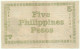 PHILIPPINES - 5 Pesos - 1943 - Pick S 662 - Serie A2 - Negros Emergency Currency Board - Filipinas