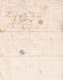 Sens (89 Yonne) Lettre Avec Tampon Rouge CL Correspondance Locale Taxe 2 Barrée Pour 1 Décime En 1845 - 1801-1848: Voorlopers XIX