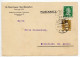 Germany 1927 Postcard; Bad Salzuflen - S. Obermeyer To Ostenfelde; 5pf. Schiller & 3pf. Goethe - Briefe U. Dokumente