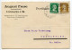 Germany 1927 Postcard; Lübbecke (Westf.) - August Frese, Lederfabrik To Ostenfelde; 5pf. Schiller & 3pf. Goethe - Cartas & Documentos